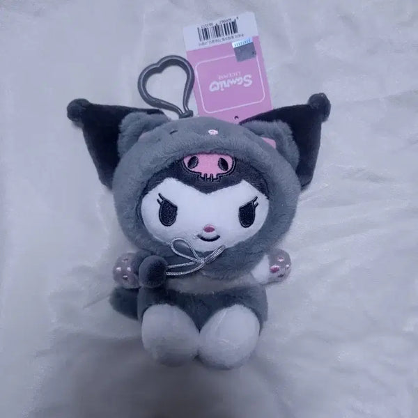 [BUNJANG] Sanrio Kuromi Plush Keychain / 산리오 쿠로미 인형 키링