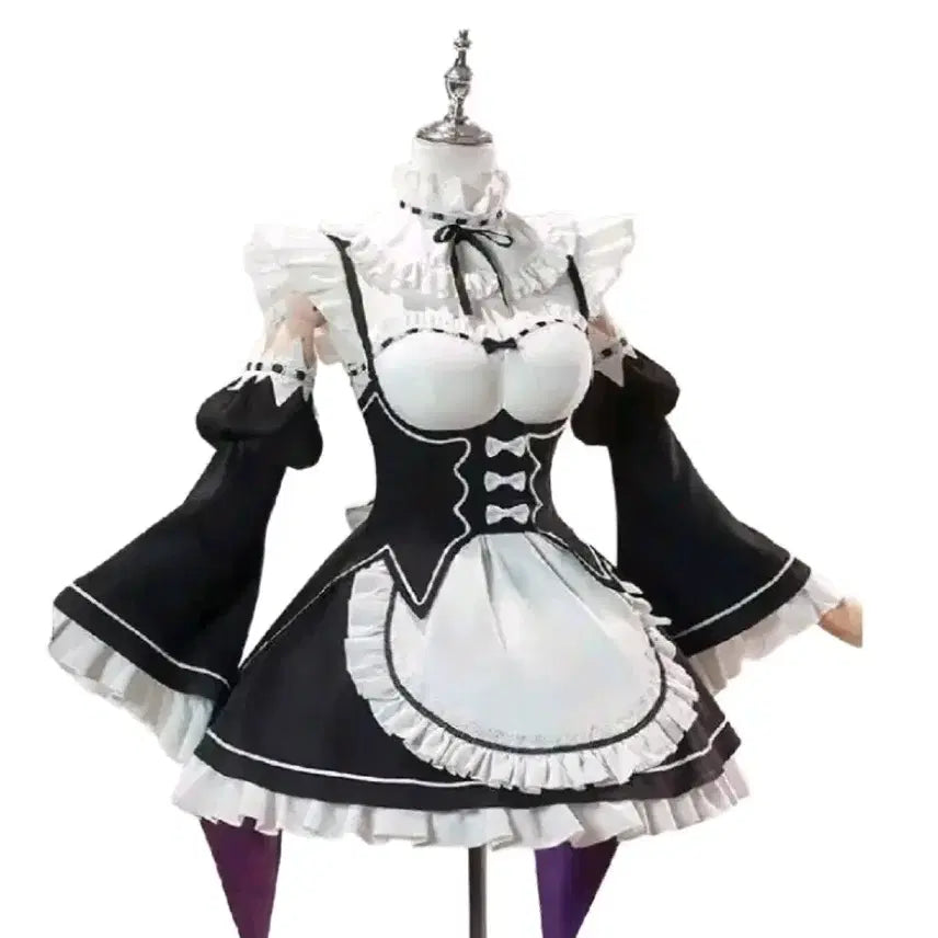 [BUNJANG] Sam-mang Shop Rem Cosplay Full Set / 삼망샵 렘 코스프레 의상 풀세트