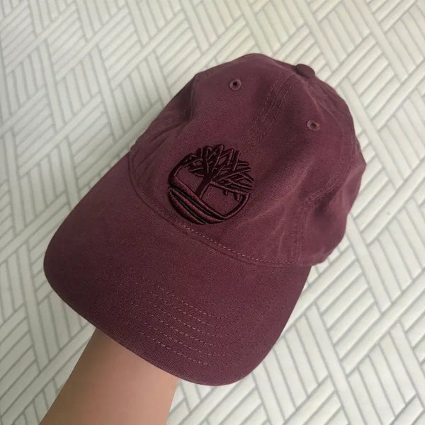[BUNJANG] Timberland Burgundy Ball Cap / 팀버랜드 볼캡 버건디
