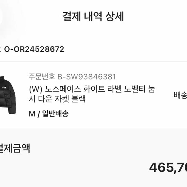[BUNJANG] The North Face Padded Jacket / 노스페이스 패딩