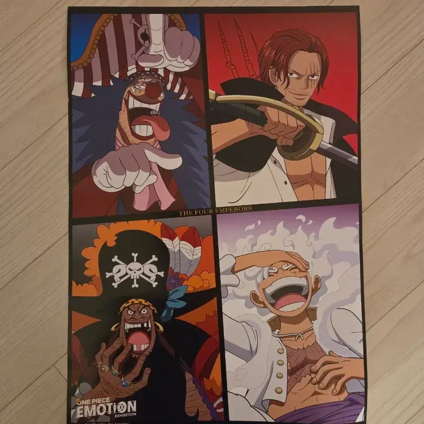 [BUNJANG] One Piece Shichibukai Illustration Poster A3 / 원피스 사황 일러스트 포스터 A3크기