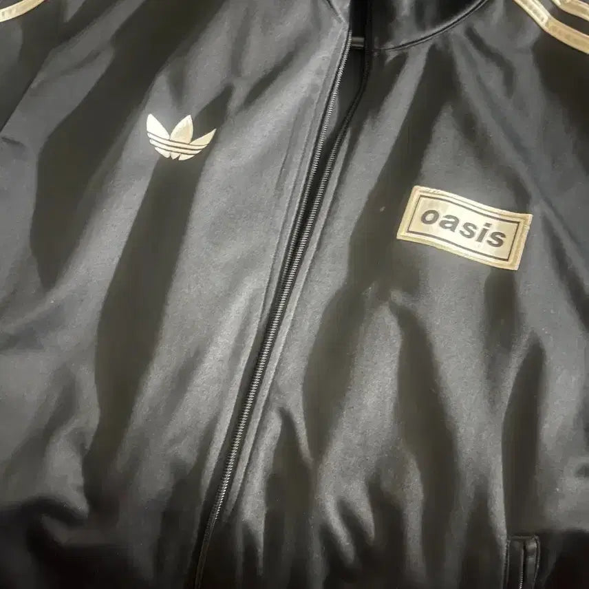 [BUNJANG] Adidas Oasis Collaboration Track Top Jacket Black / 아디다스 오아시스 콜라보 트랙탑 자켓 블랙