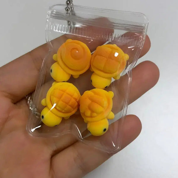 [BUNJANG] Bread Turtle Mini Pouch Keyring / 빵 거북이 미니 파우치 키링