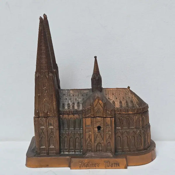 [BUNJANG] Antique Cathedral Music Box - German/French Design / 2번 앤틱 성당 오르골 금속 프랑스 독일 성당 성물 오르골 가톨릭