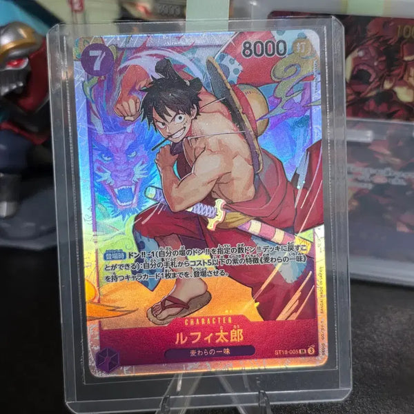 [BUNJANG] Monkey D. Luffy Tarot SR One Piece Card / 일판 ) 몽키 D 루피 타로 SR 원피스 카드