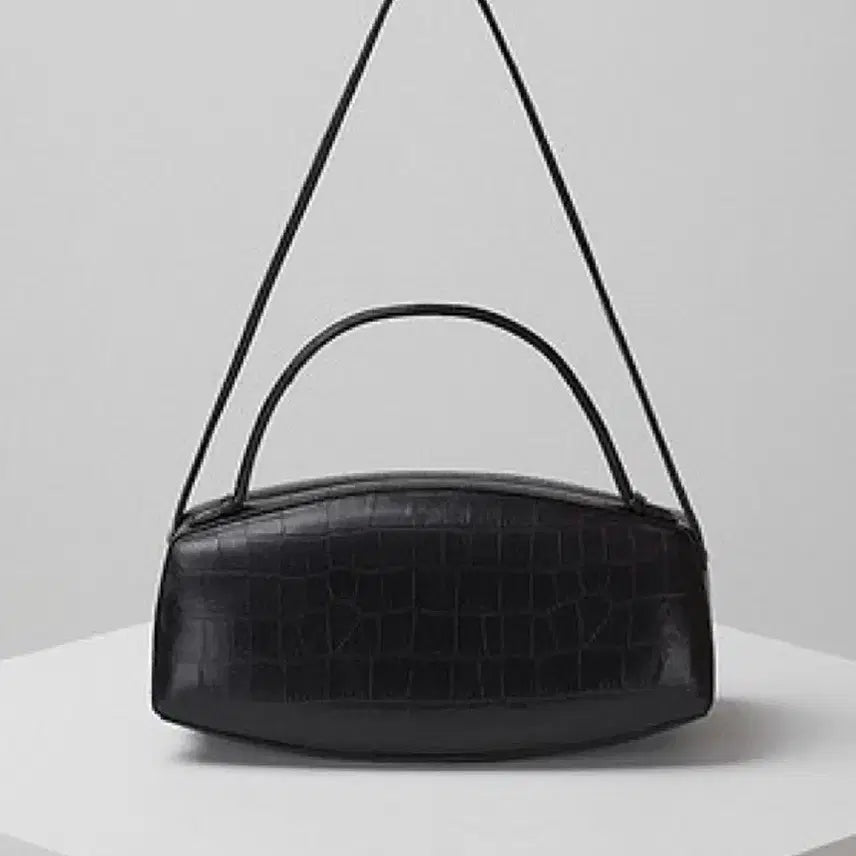 [BUNJANG] Archive Appk Shell Tote Bag Crocodile Black / 아카이브앱크 쉘 토트 백 크로커다일 블랙