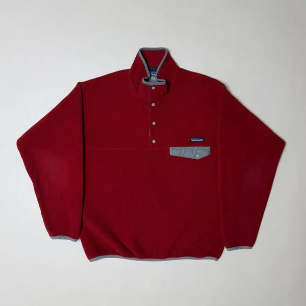[BUNJANG] Patagonia Synchilla Fleece Red Burgundy / [M] 파타고니아 신칠라 플리스 후리스 레드 버건디