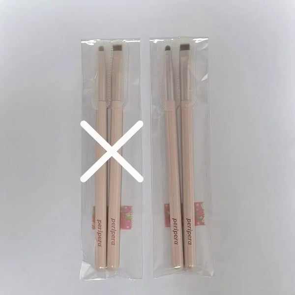 [BUNJANG] Peripera Slit Brush Set (2 Types) / [미사용]페리페라 트임 브러쉬 2종 세트 (재고: 1)