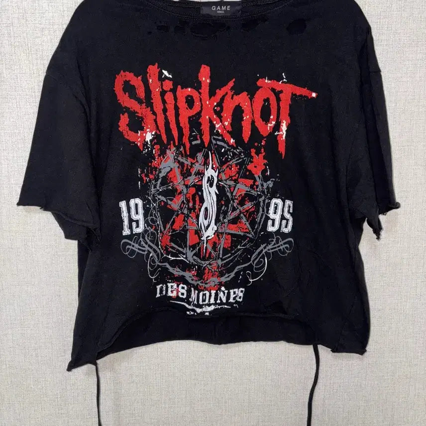 [BUNJANG] Vintage Custom Cropped T-Shirt / 빈티지 커스텀 반팔티