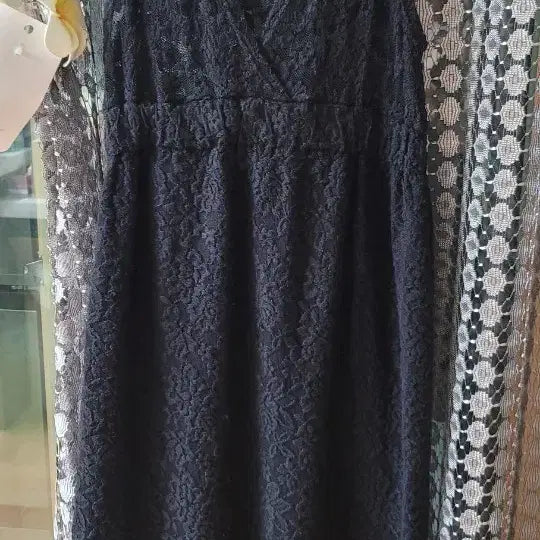 [BUNJANG] Black Lace Midi Dress / 원피스