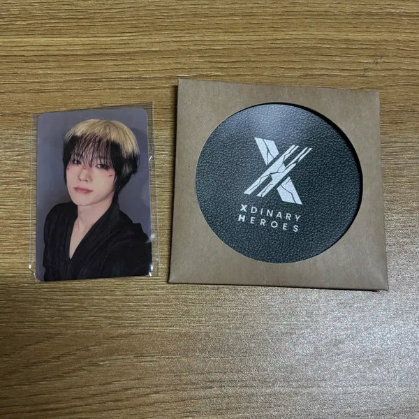 [BUNJANG] XDINARY HEROES Jungsu Deadend Studio Live Photocard & Leather Coaster / 엑디즈 정수 데드앤드 공방 포카&가죽코스터