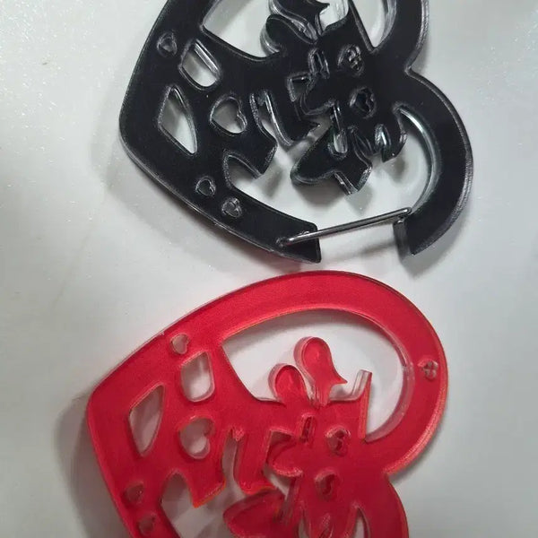 [BUNJANG] Twoo Love Carabiner Black/Red Bundle Set / two님 사랑 애 카라비너 흑/적 일괄판매