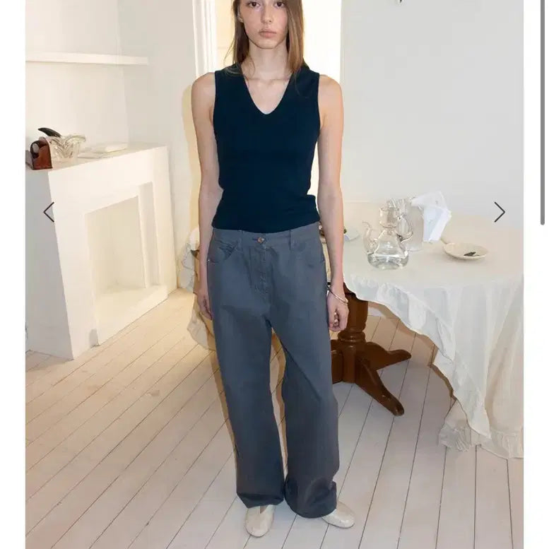 [BUNJANG] Ere Classic Straight Denim [Grey] 36 / 에레 CLASSIC STRAIGHT DENIM [GREY] 36