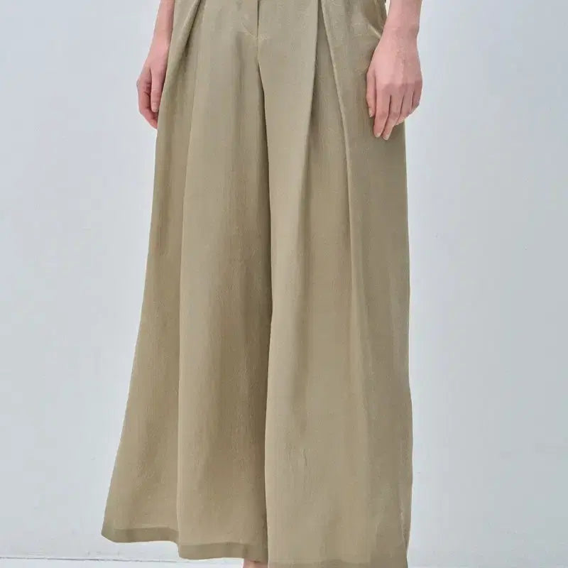 [BUNJANG] Mine (Hansem) Inverted Pleats Wide Leg Pants / 한섬 마인 와이드팬츠