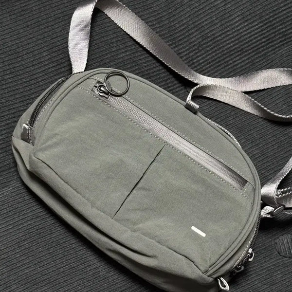 [BUNJANG] World's Without Movement Almond Bag Grey / 월스와일무브먼트 아몬드백 그레이