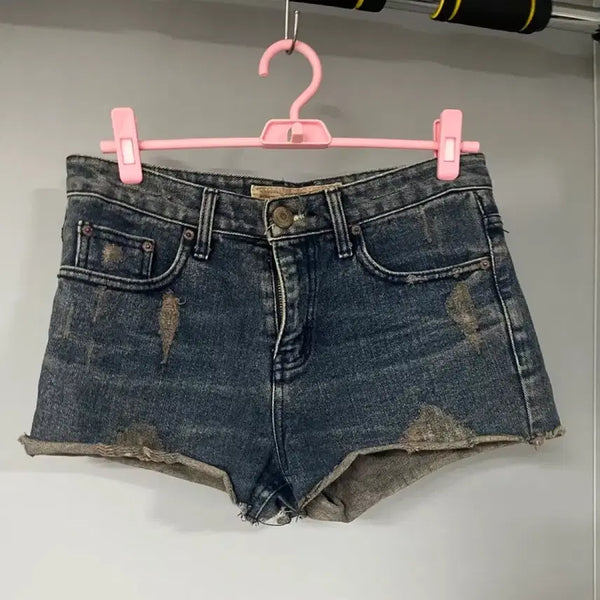 [BUNJANG] Denim Hot Pants Shorts / 청바지 반바지 데님 핫팬츠
