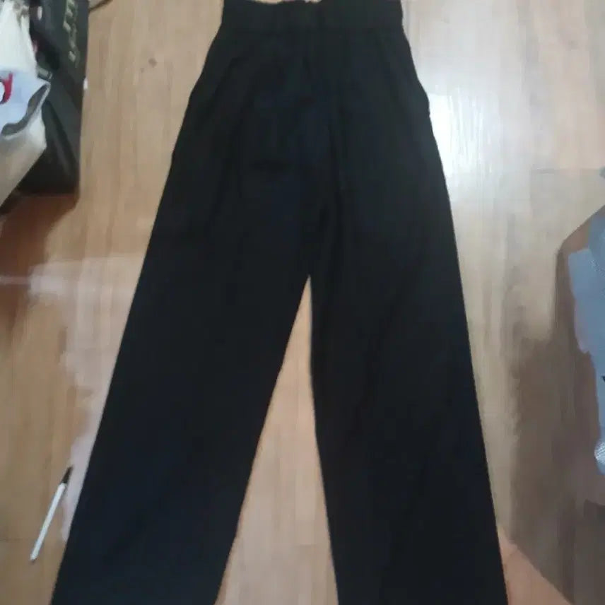 [BUNJANG] Black Straight Fit Slacks / 블랙 일자 슬랙스/44.55