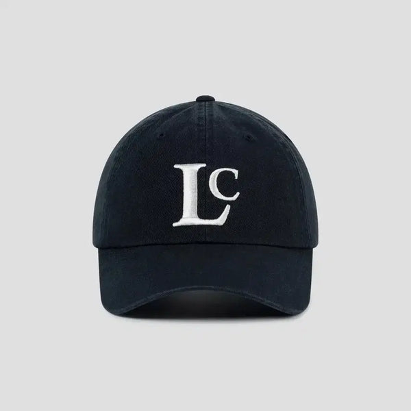 [BUNJANG] LOW CLASSIC LC Logo Ball Cap Navy / 로우클래식 Lc 로고 볼캡 네이비