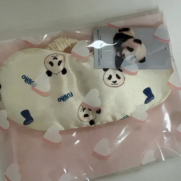[BUNJANG] Fu Bao x 8seconds Initial Goods Eye Mask / 푸바오 에잇세컨즈 안대 초기굿즈