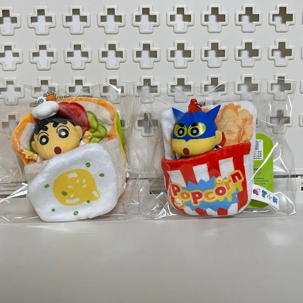 [BUNJANG] Crayon Shin-chan Figure Gacha Keyring Set / 짱구는못말려 피규어 가챠 인형 키링 2종