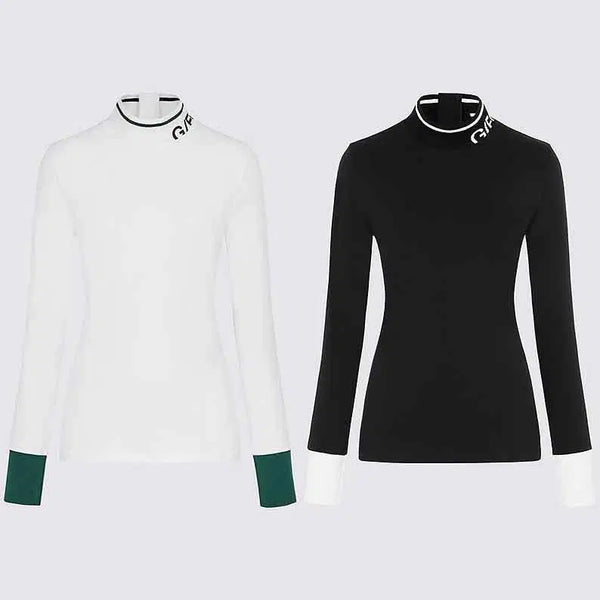 [BUNJANG] G/FORE Women's Half-Neck Base Layer Long-Sleeve T-Shirt / 지포어 여성 하프넥 베이스 레이어 티셔츠 긴팔티 2칼라