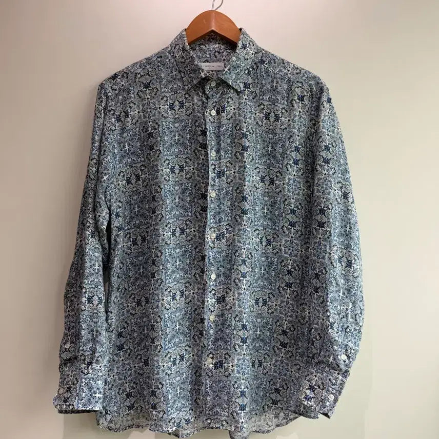 [BUNJANG] ETRO Italian Pattern Button-Up Shirt / ETRO에트로 41 이태리 셔츠