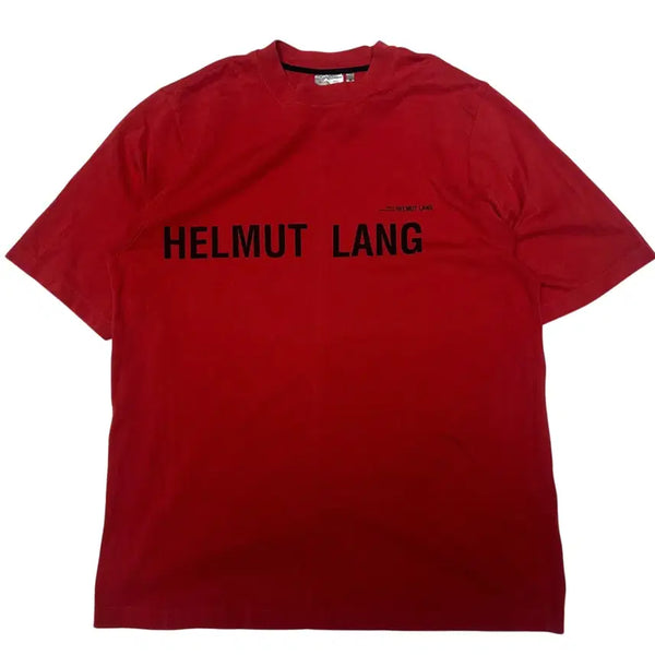 [BUNJANG] Helmut Lang Campaign Red T-Shirt L XL / 헬무트랭 캠페인 레드반팔티 L XL