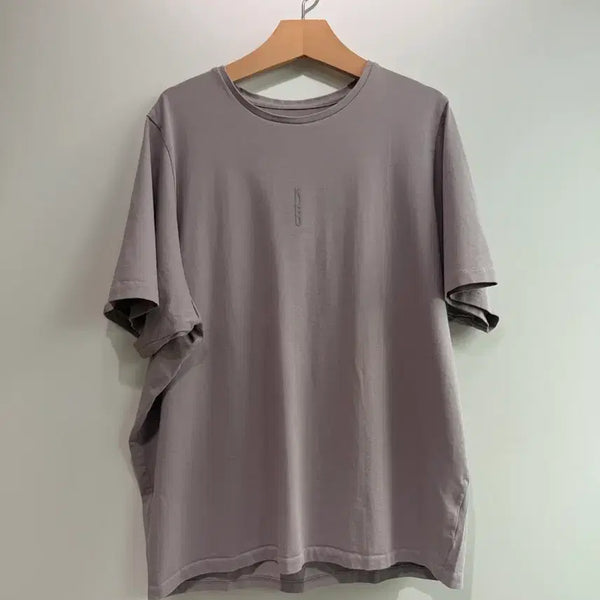 [BUNJANG] KUHO Oversized Short-Sleeve T-Shirt Lavender M / 구호 반팔티 m 라벤더