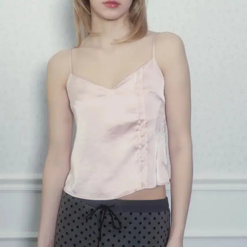 [BUNJANG] Yuup Joy Sleeveless Top Pink / 새상품|유우프 조이 슬리브리스 탑 핑크 에이블리 지그재그 29cm 판매