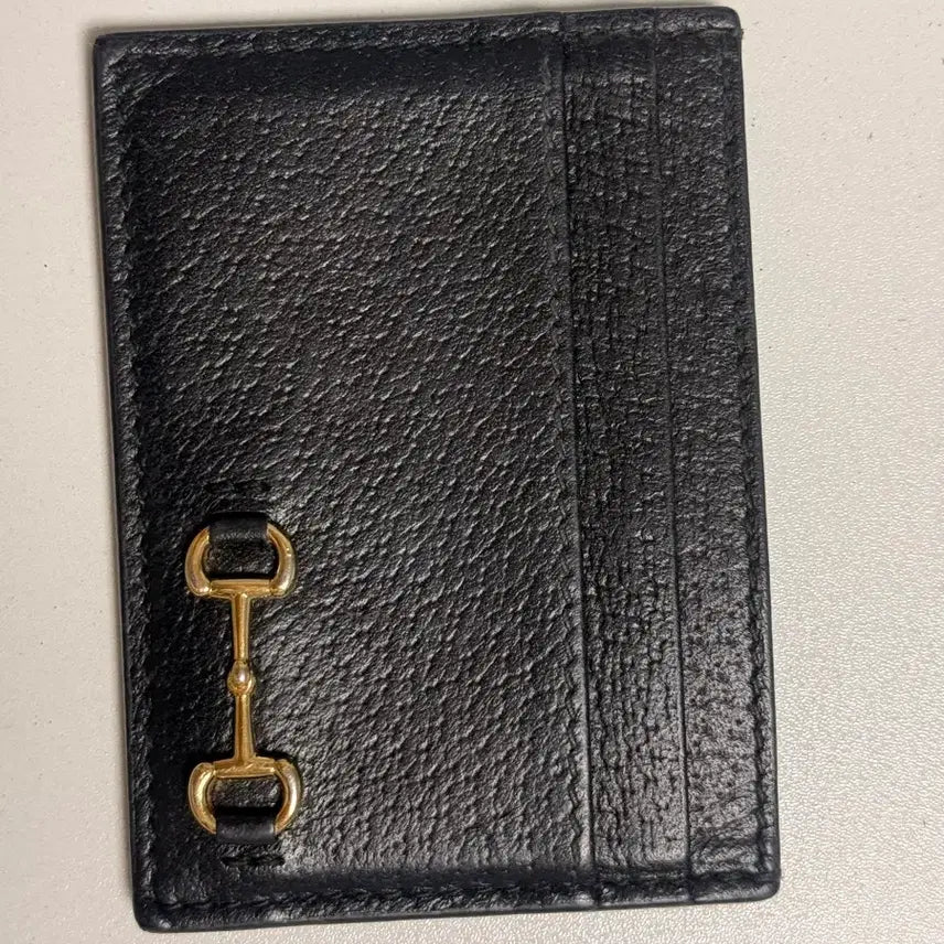 [BUNJANG] Gucci Horsebit Card Holder Black / 구찌 홀스빗 카드지갑 블랙