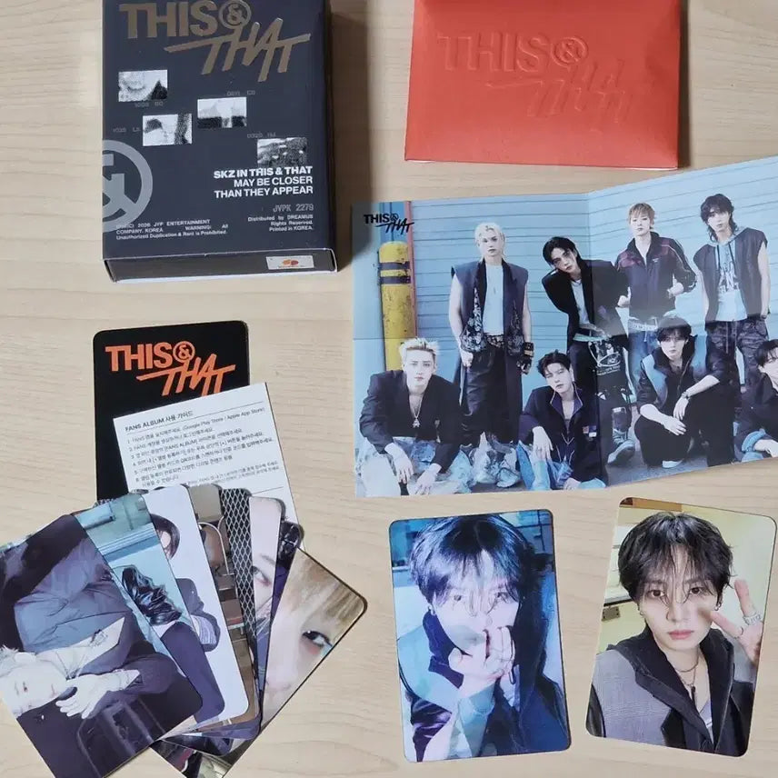 [BUNJANG] Stray Kids THIS & THAT Photocard Set (Lee Know) / 스트레이키즈 THIS & THAT FANS ver. 앨범 리노 포토카드 세트