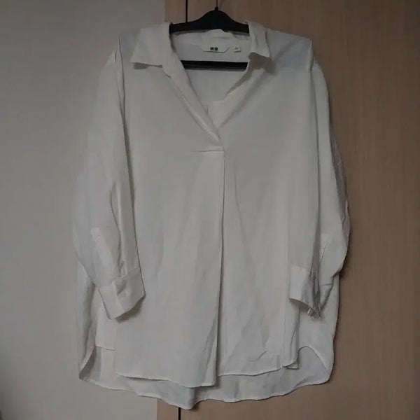 [BUNJANG] Uniqlo Big Size White Shirt / 빅사이즈 유니클로 화이트 셔츠 77 88
