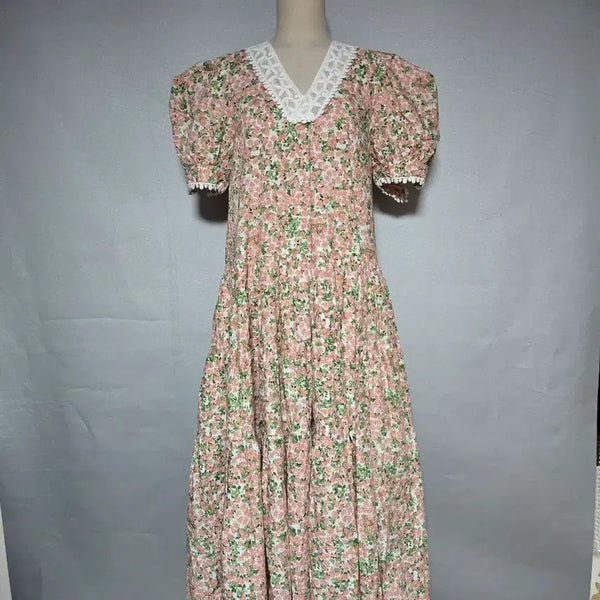 [BUNJANG] YANGV Flower Long Dress / 양브이 플라워 롱원피스