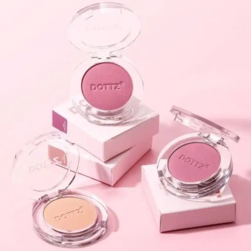 [BUNJANG] Dots Color Cheek Blusher Set (3 Shades) / 닷츠 컬러 치크 블러셔 3종 볼터치 핑크 쿨톤 웜톤 누디