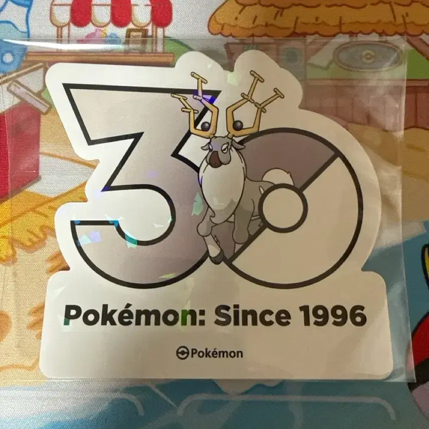 [BUNJANG] Pokemon 30th Anniversary Sticker - Zygarde / 포켓몬스터 30주년 스티커 - 신비록