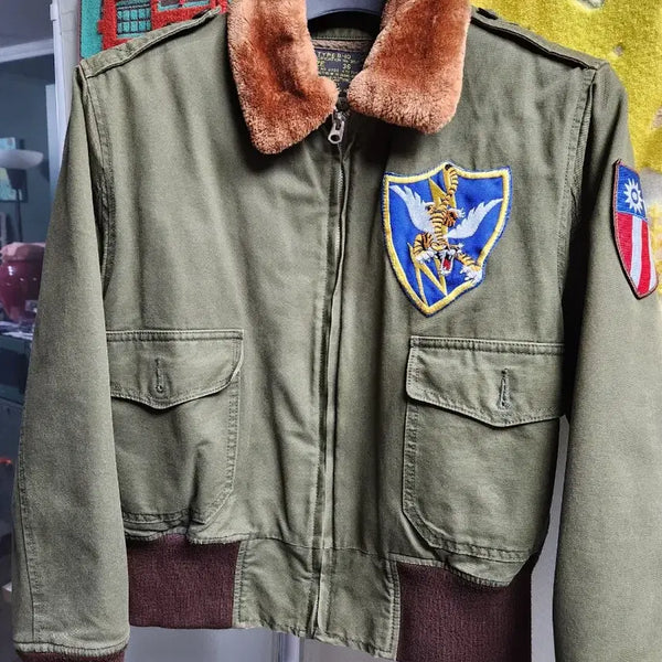 [BUNJANG] WW2 Replica B-10 Flying Tiger Flight Jacket / WW2 복각 B-10 항공점퍼 플라잉타이거