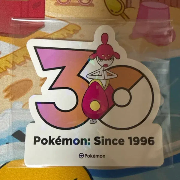 [BUNJANG] Pokemon 30th Anniversary Sticker - Yogarlem / 포켓몬스터 30주년 스티커 - 요가램