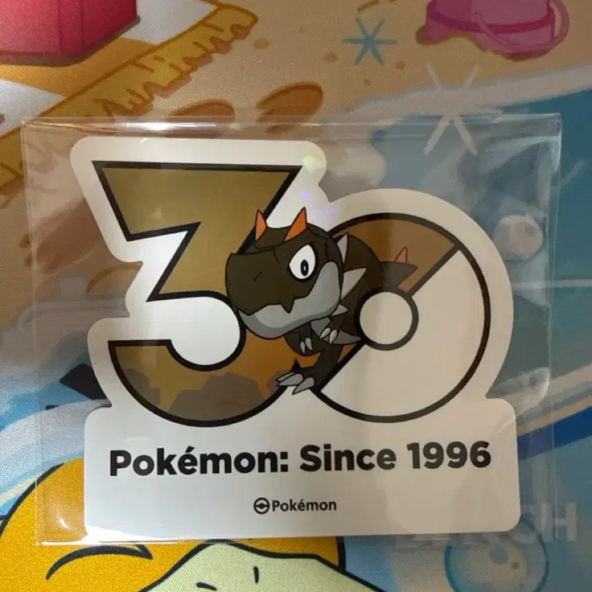[BUNJANG] Pokemon 30th Anniversary Sticker - Tyrunt / 포켓몬스터 30주년 스티커 - 티고라스