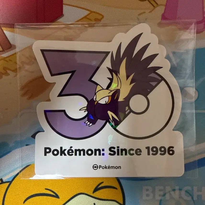 [BUNJANG] Pokemon 30th Anniversary Sticker - Skwovet / 포켓몬스터 30주년 스티커 - 스컹뿡