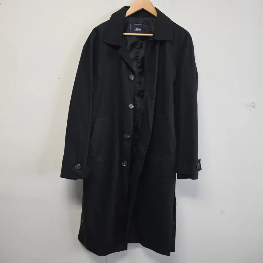 [BUNJANG] LBSM Black Trench Coat / LBSM 블랙 트렌치 코트 fee