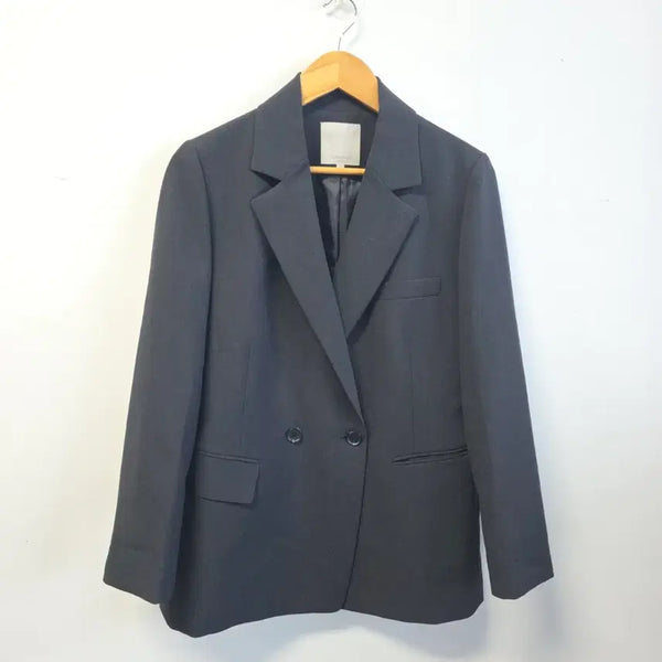 [BUNJANG] CelebShop Edition Black Double Button Jacket (Size 77) / CelebShop Edition 블랙 더블 버튼 자켓 77