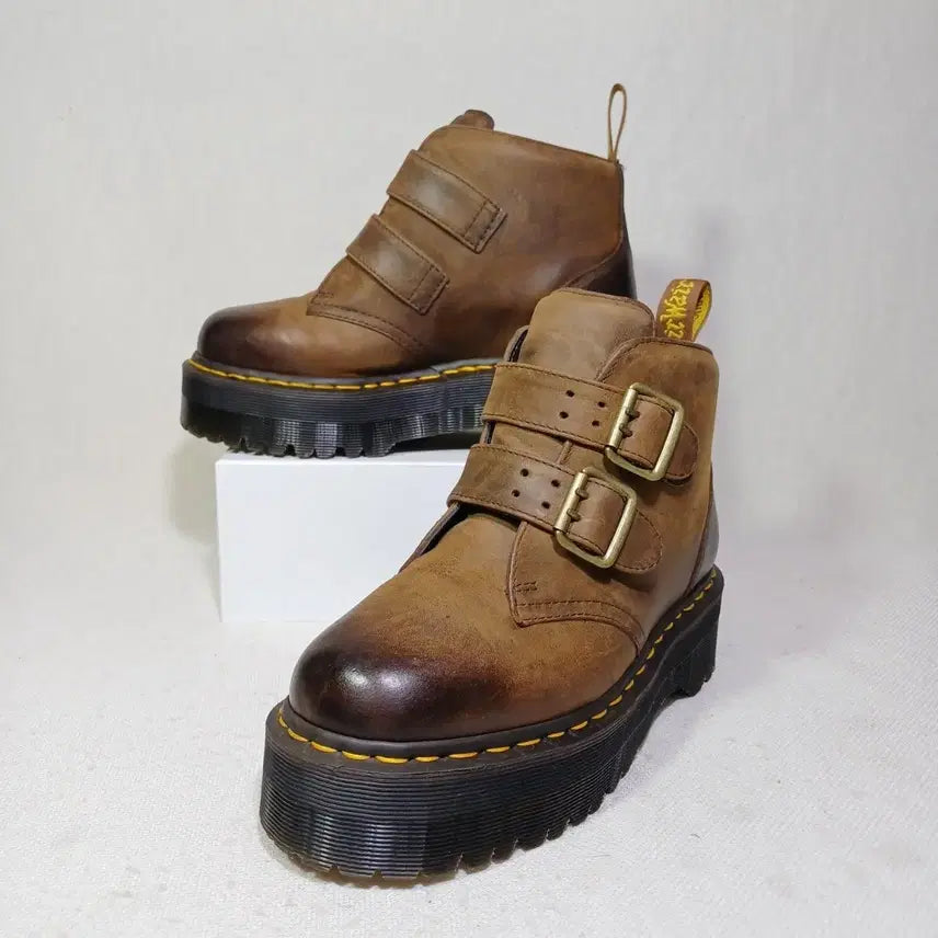 [BUNJANG] Dr. Martens Devon Quad Crazy Horse Leather Boots UK 4 / 닥터마틴 데본Devon 쿼드 크레이지 호스 UK4