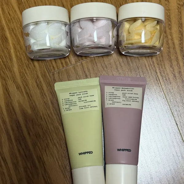[BUNJANG] W.H.I.P.D Vegan Pack Cleanser & Pack Scrub Bundle / (미개봉.새상품) 휩드 비건 팩클렌저, 팩스크럽  일괄 판매