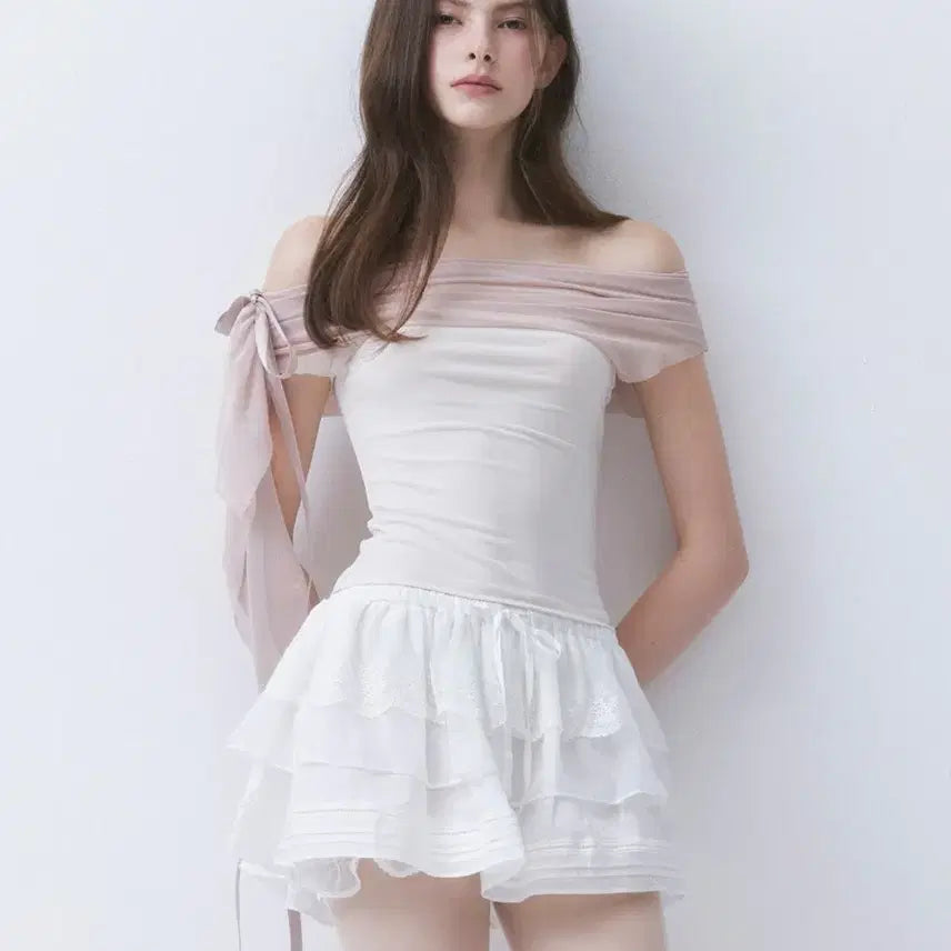 [BUNJANG] Thetis 3-Way Off-Shoulder Top Cream / 새상품) 더티스 블러쉬 3way 오프숄더 탑 크림