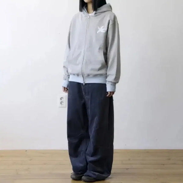 [BUNJANG] The Coldest Moment Corduroy Pants Navy (S) / 더콜디스트모먼트 코듀로이 팬츠 네이비(S)