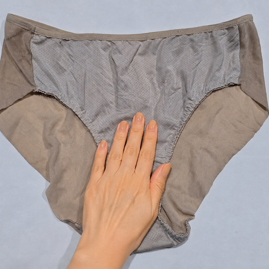 [BUNJANG] Beige Cooling Mesh Briefs (XL) / (중고) [XL] 베이지 쿨링 메시 팬티