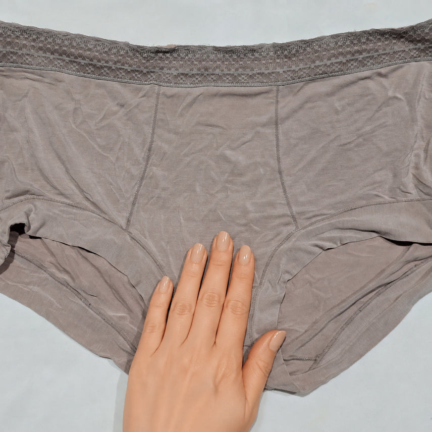 [BUNJANG] Grey Lace Bending Panty XXL (Used) / (중고) [XXL] 그레이 레이스 밴딩 팬티