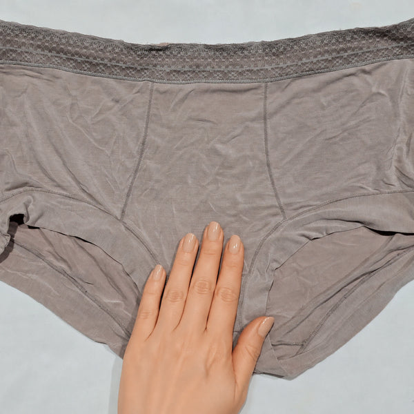 [BUNJANG] Grey Lace Bending Panty XXL (Used) / (중고) [XXL] 그레이 레이스 밴딩 팬티