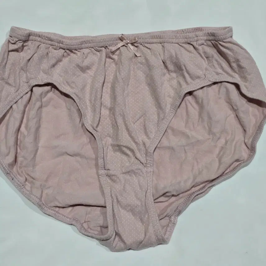 [BUNJANG] Pink Dot Ribbon Panties (Used) / (중고) [100] 핑크 도트 리본 팬티