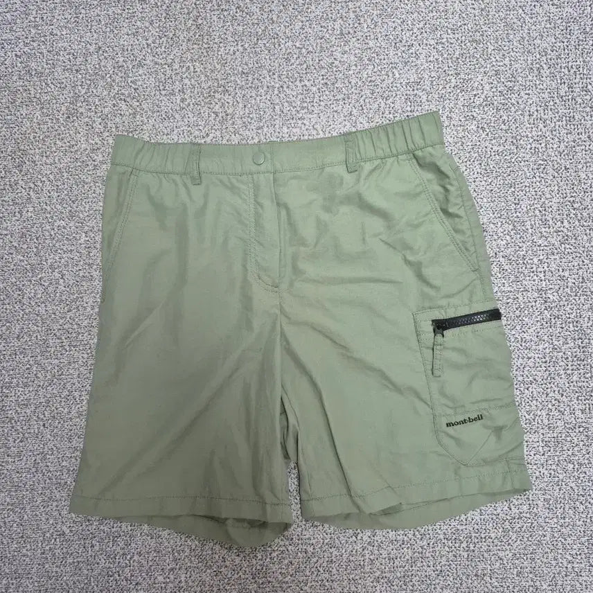 [BUNJANG] Montbell Cargo Banding Shorts Olive / 몽벨 카고 밴딩 반바지 올리브